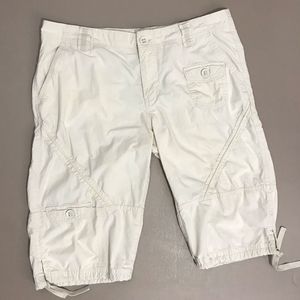 Columbia White Women's Shorts Bermudas